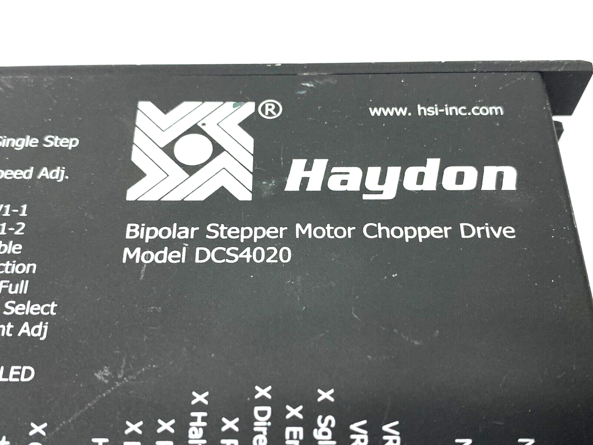 DCS4020 | Haydon Bipolar Stepper Motor Chopper Drive Single-Step - Used - Maverick Industrial Sales
