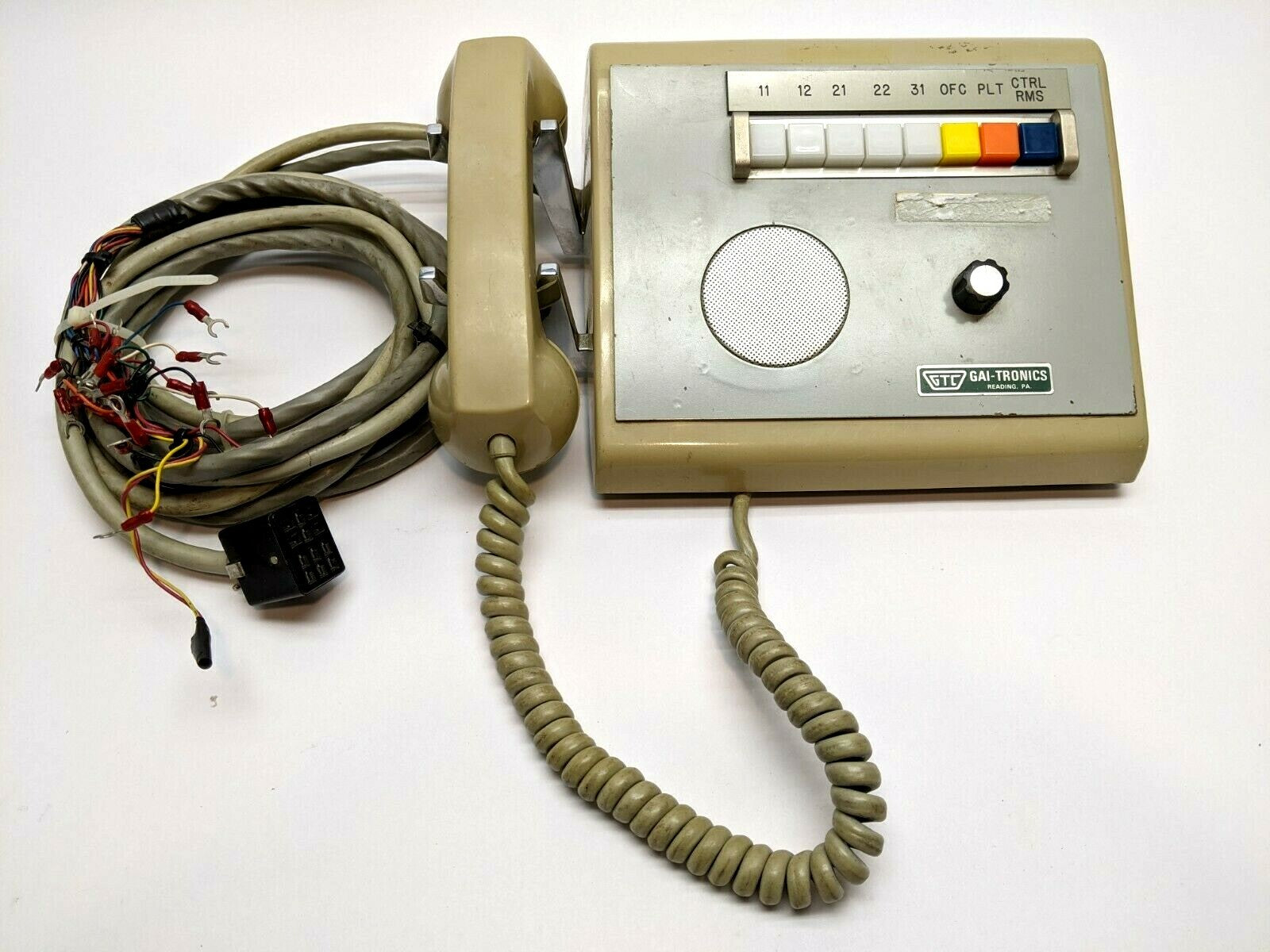 Gai-Tronics 621C Subset Desk-Top Station - Maverick Industrial Sales