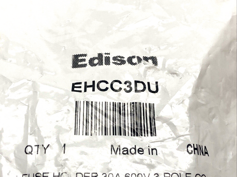 Edison EHCC3DU Fuse Holder 3-Pole 30A - Maverick Industrial Sales