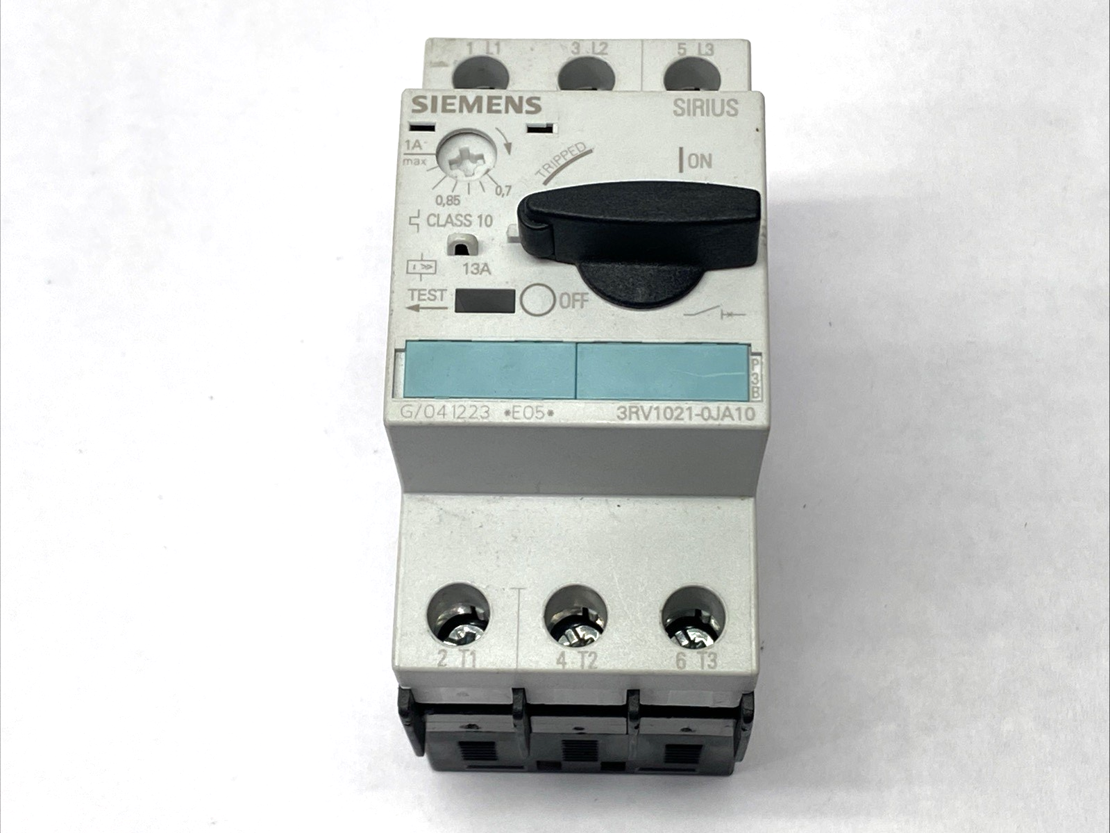 Siemens 3RV1021-0JA10 Motor Circuit Breaker 3-Phase 480V - Maverick Industrial Sales