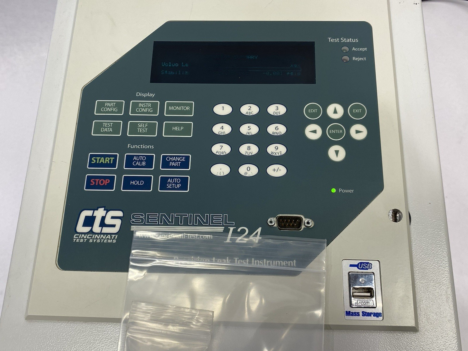 I24-R41534-CUSTOM | CTS Cincinnati Test Systems Sentinel Precision Leak Tester - Used - Maverick Industrial Sales