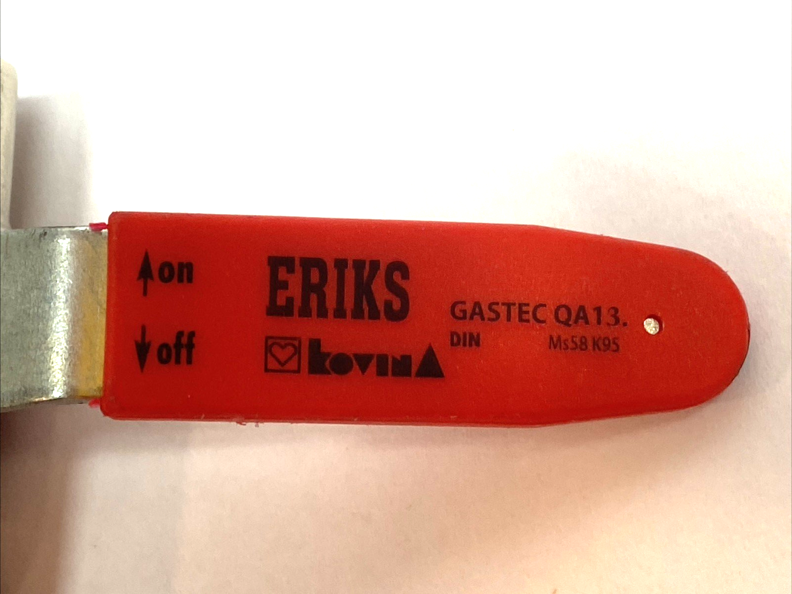 Eriks Gastec DIN K95 Gas Regulator Valve Ms58 Brass Pressure Control - Maverick Industrial Sales