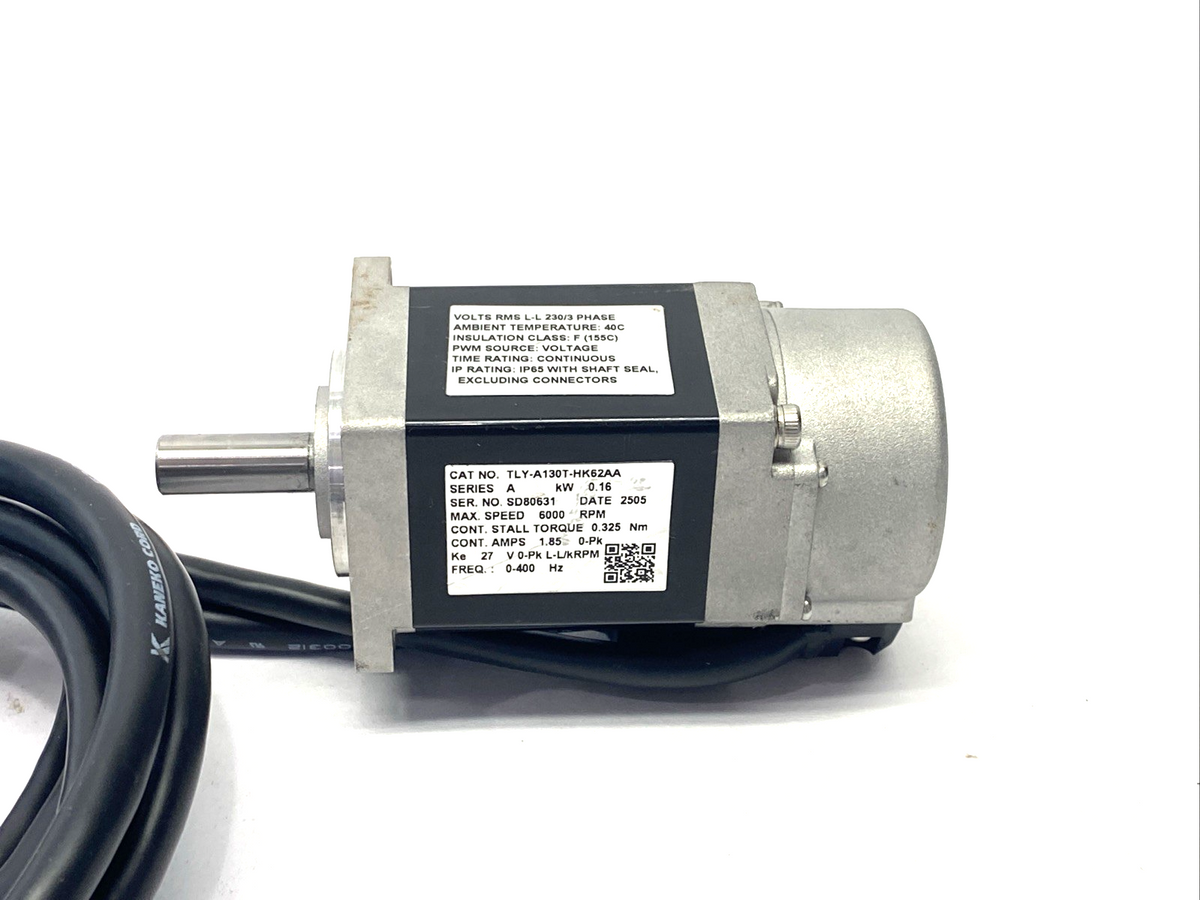Allen Bradley TLY-A130T-HK62AA Ser. A TL-Series TLY 240V AC Rotary Servo Motor - Maverick Industrial Sales