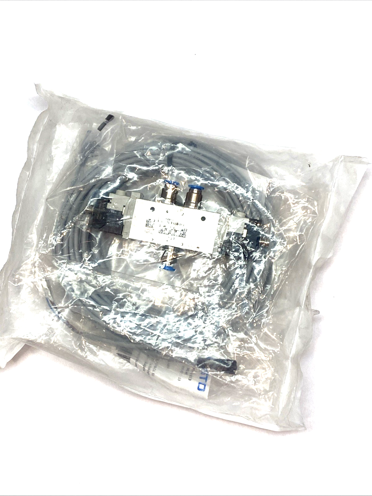 Festo VUVG-L14-P53E-T-Q6-U-1R8L-N4 Air Solenoid Valve w/ connecting cable - Maverick Industrial Sales