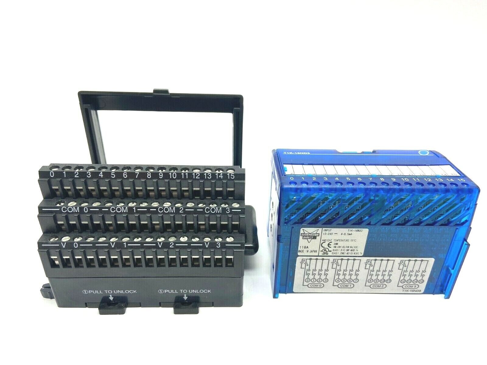 Automation Direct T1K-16ND3 Terminator I/O Discrete Input Module w/ T1K-16B Base - Maverick Industrial Sales
