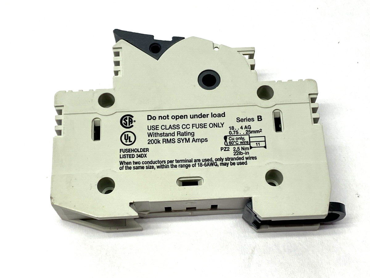 Allen Bradley 1492-FB1C30-L Ser. B Fuse Holder 1-Pole 30A w/ Amp-Trap ATQR10 - Maverick Industrial Sales