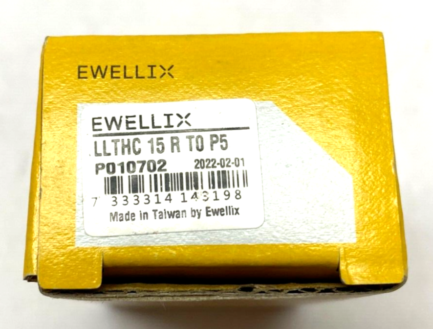 Ewellix LLTHC 15R T0 P5 Profile Guide Rail Carriage 15mm Rail Size 65mm Width - New - Maverick Industrial Sales