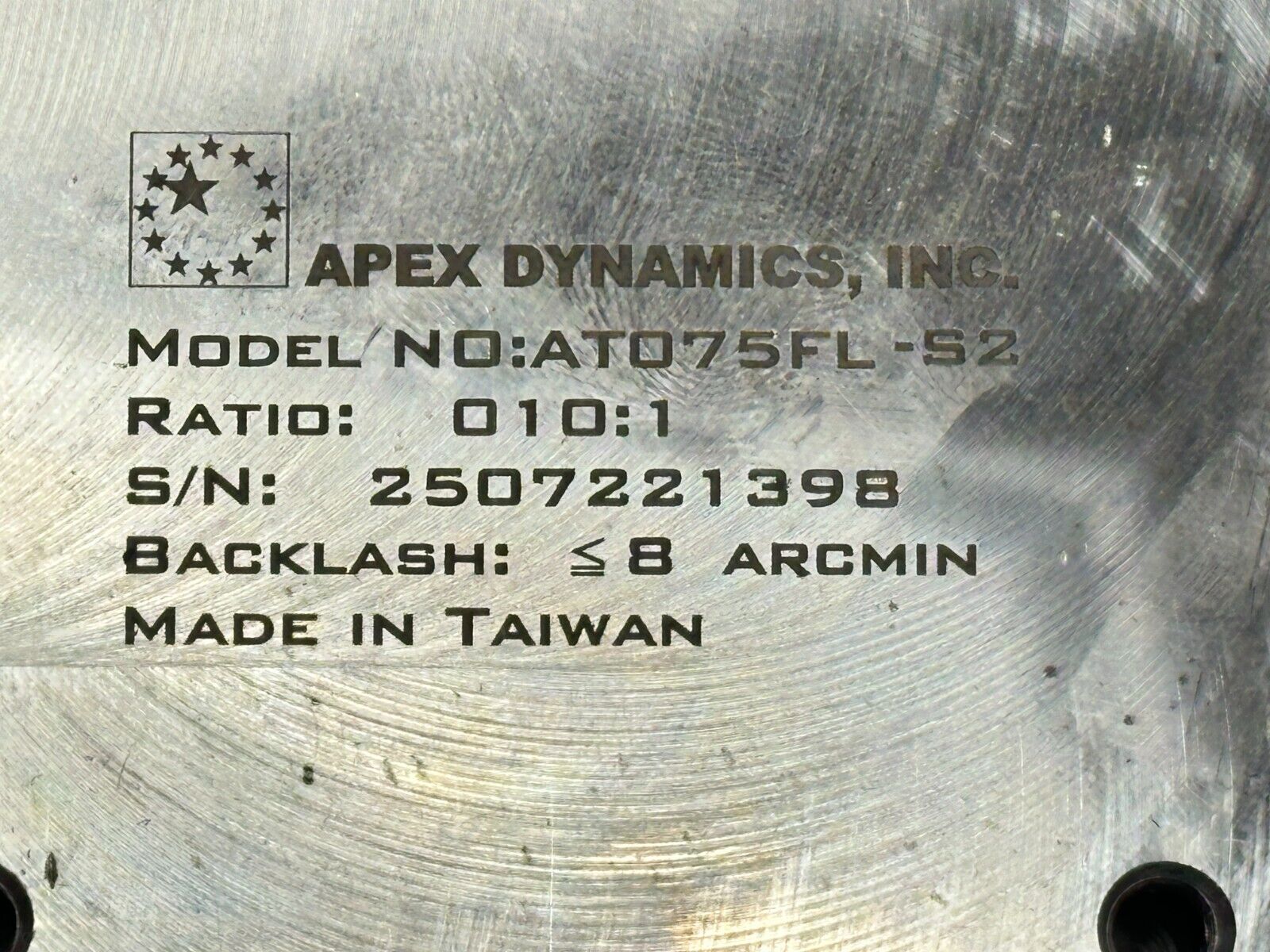 Apex Dynamics AT075FL-S2 High Precision Planetary Gearbox 010:1 Ratio - Maverick Industrial Sales