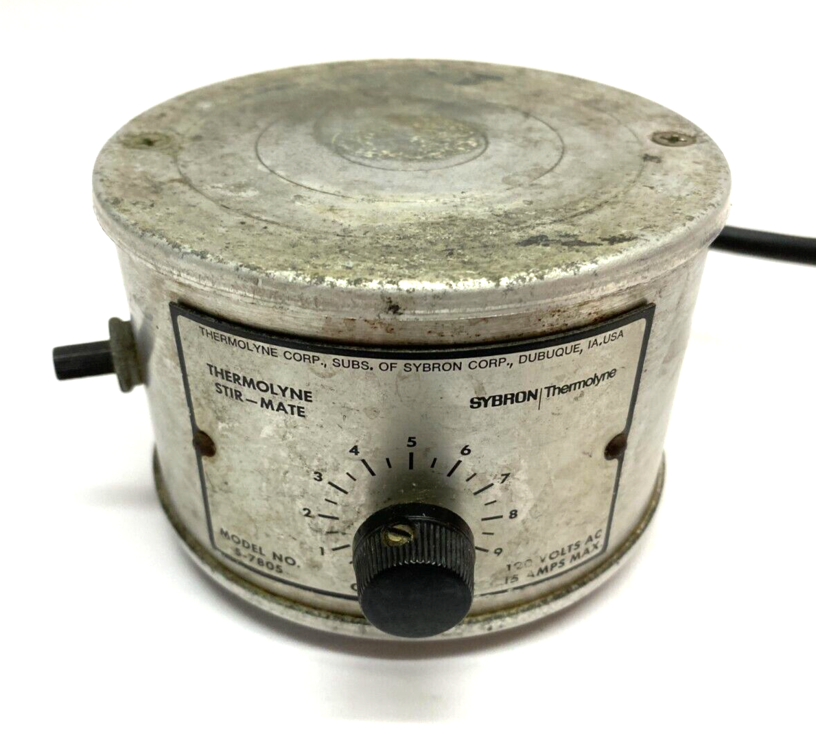 Sybron Thermolyne S-7805 Stir-Mate Magnetic Stirrer Variable Speed 120VAC 15A - Maverick Industrial Sales