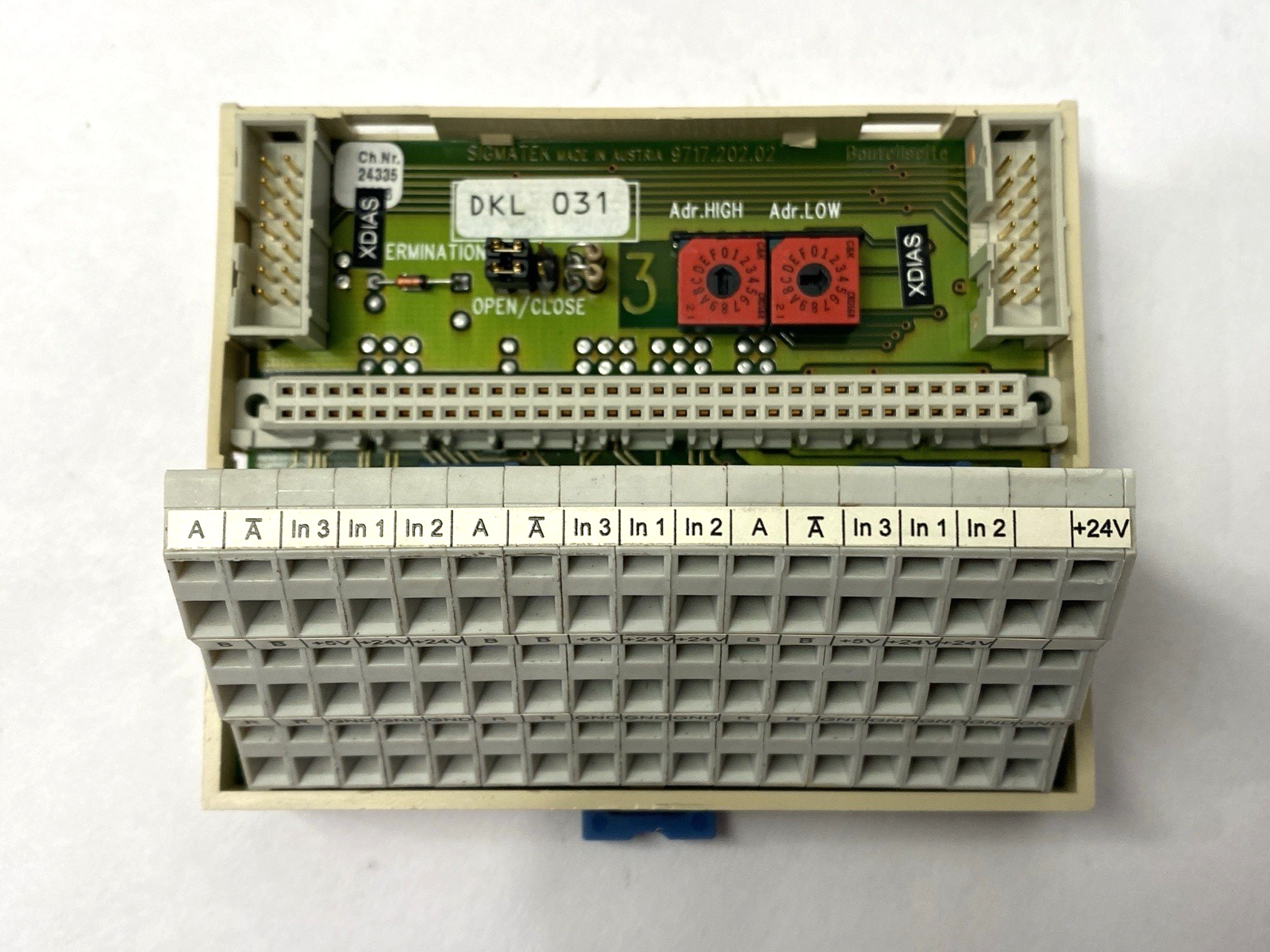 05-24-031-L | Sigmatek 05-024-031-L DIAS Terminal Base Module DKL031 - Used - Maverick Industrial Sales