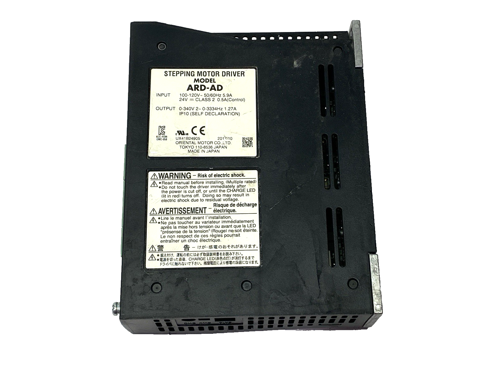 ARD-AD | Oriental Motor AlphaStep Stepping Motor Driver Single-Phase 100-120VAC - Used - Maverick Industrial Sales