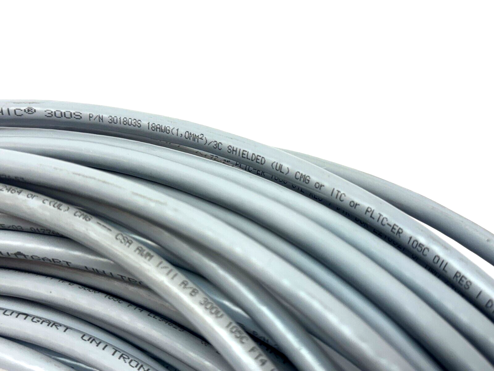 LAPP 301803S Cable UNITRONIC 300 S 110-FT 3C 18 AWG Gray - Maverick Industrial Sales