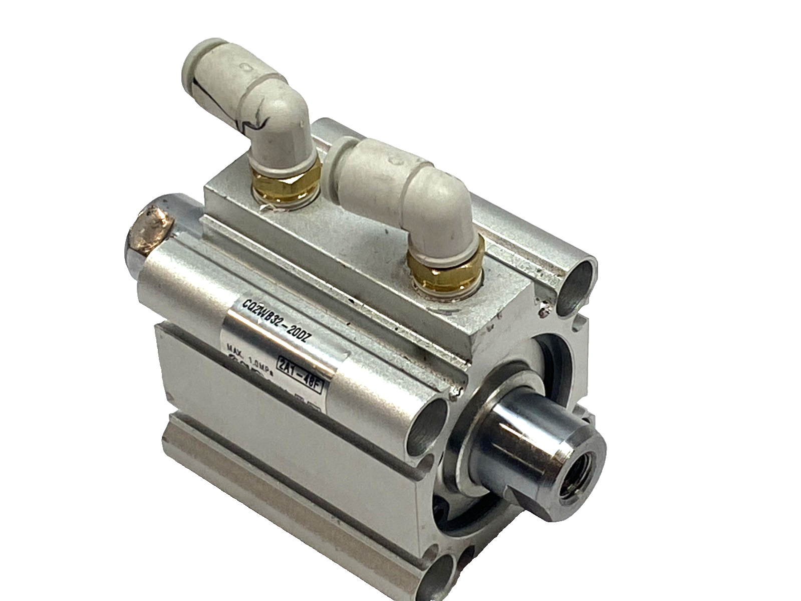 SMC CQ2WB32-20DZ Compact Cylinder, 32mm Bore 20mm Stroke Double Rod - Maverick Industrial Sales