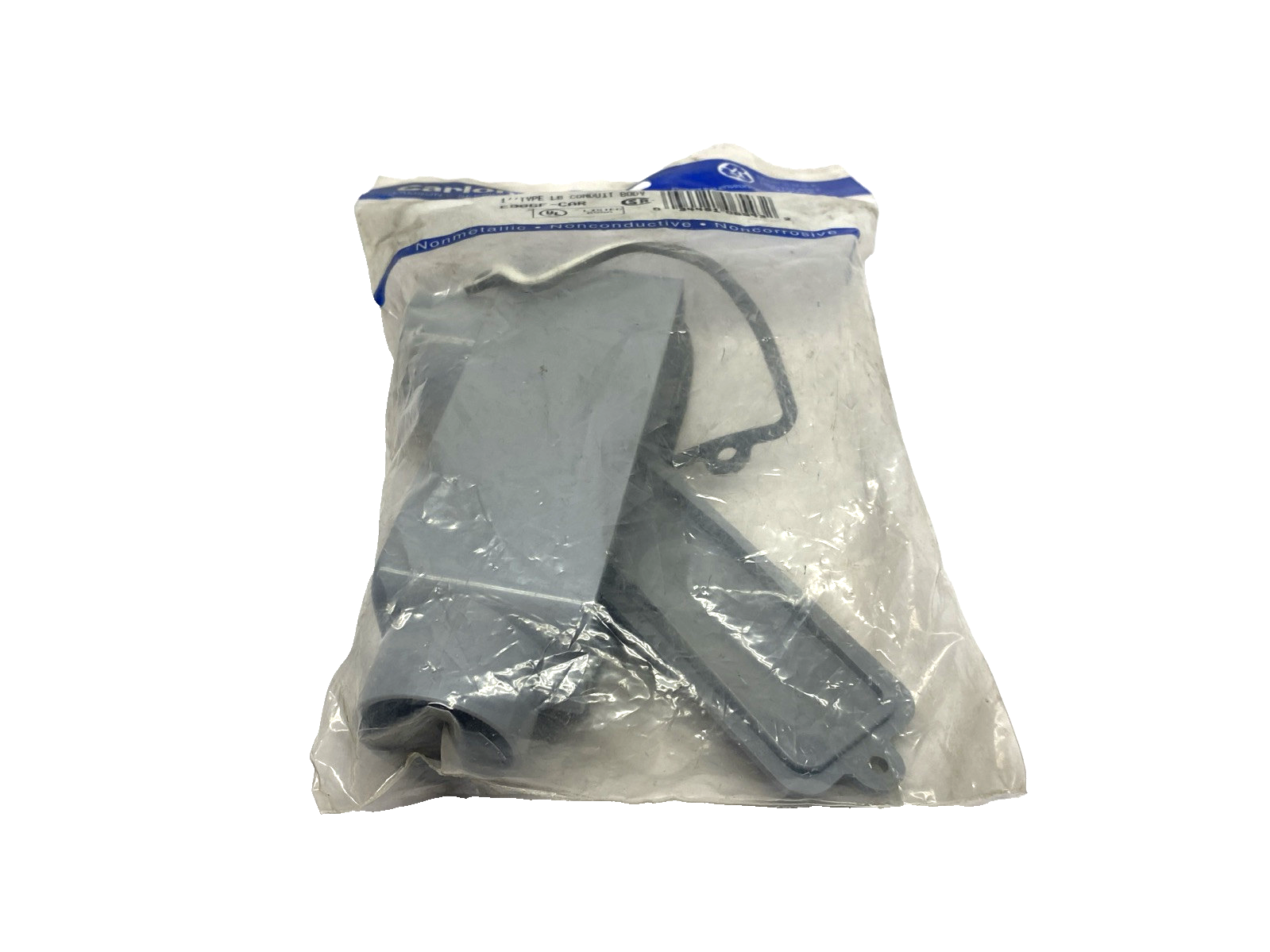 Carlon E986F-CAR LB-Type PVC Conduit Body 5-9/32" L x 1-3/4" W 1" Hub 6" OAL - Maverick Industrial Sales