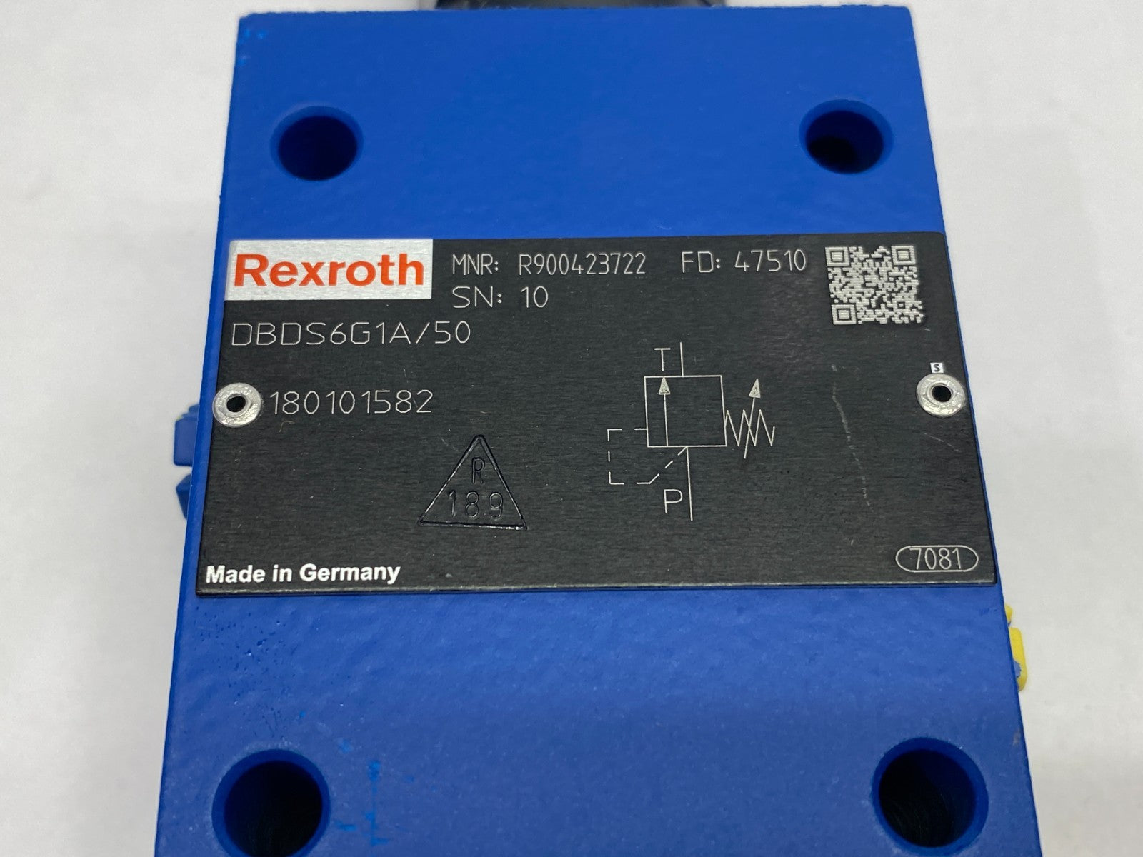 Bosch Rexroth R900423722 Pressure Relief Valve DBDS6G1A/50 - Maverick Industrial Sales