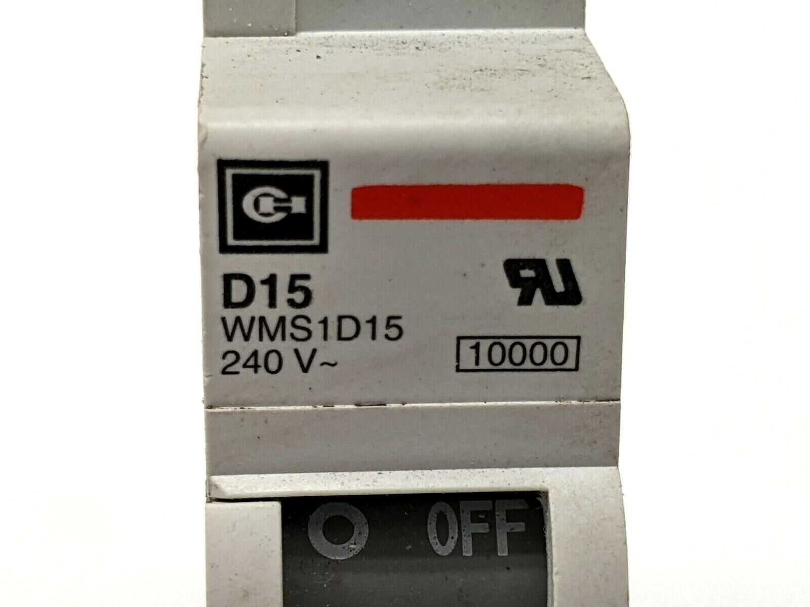 Cutler Hammer WMS1D15 Miniature Circuit Breaker 15A - Maverick Industrial Sales