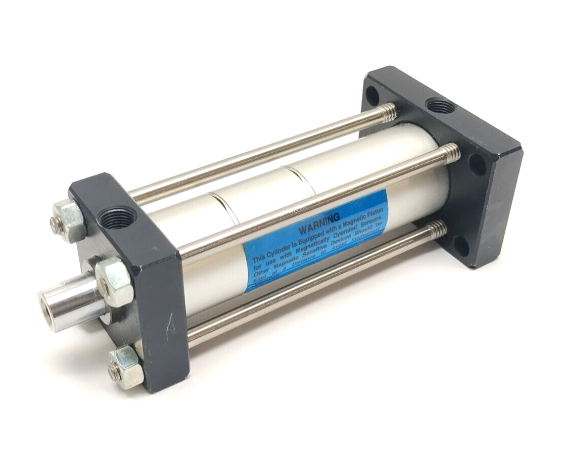 Fabco-Air MP1-1/8X1/2X3X1FF-DR-E Double Rod Cylinder 1-1/8" Bore 1/2" Stroke - Maverick Industrial Sales