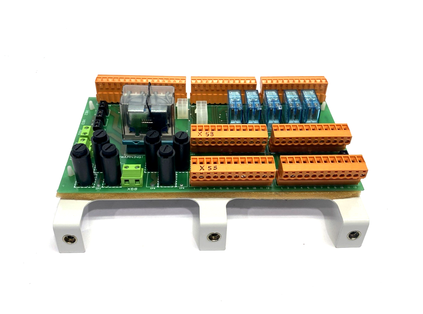 U704 | Cinpres Gas Injection Relay & Connector Board PCB, Issue 1.1, Finder Relays - Used - Maverick Industrial Sales