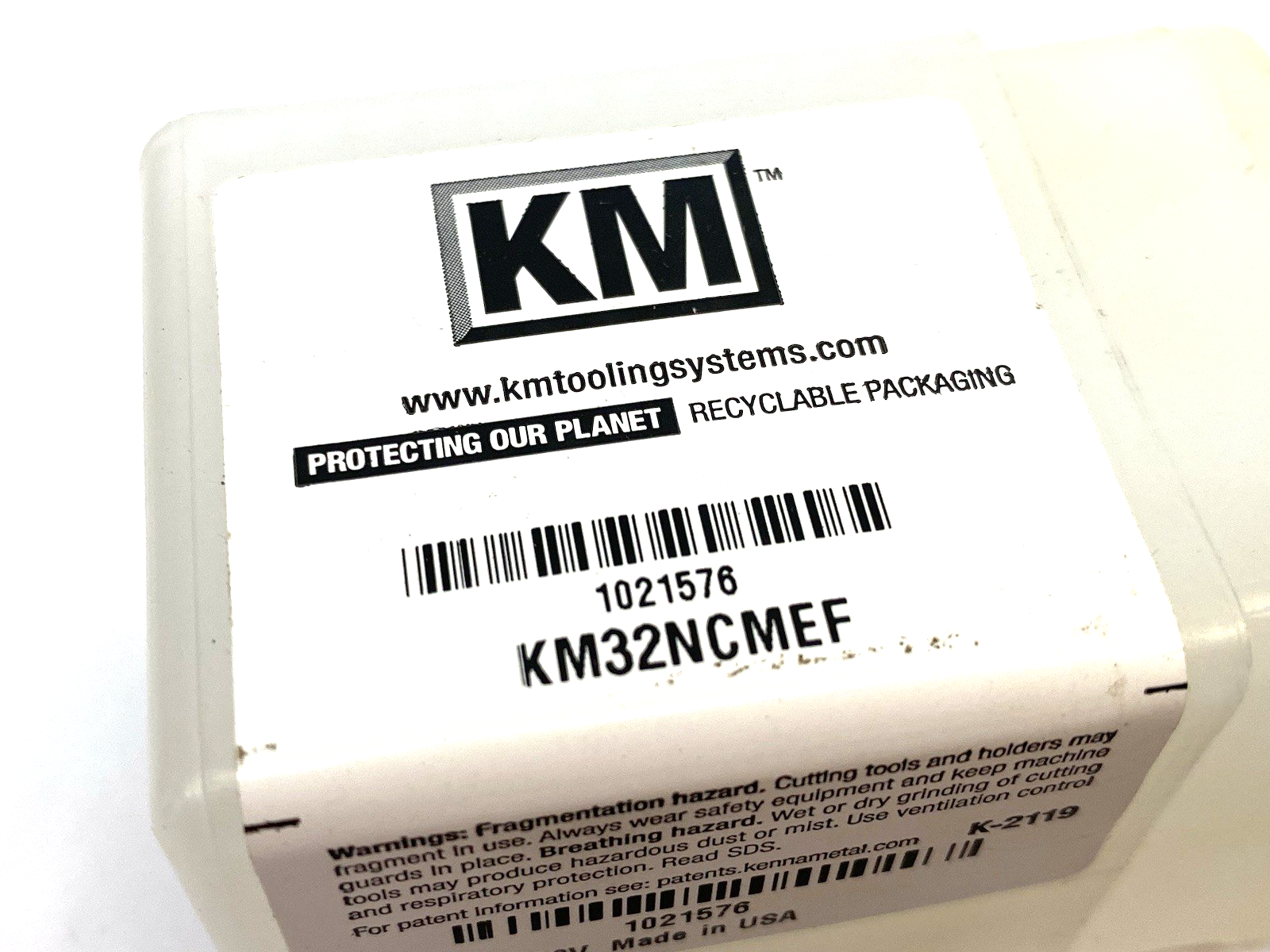 1021576 | Kennametal KM™ Manual Clamping Unit Flange Mount, Ext. Length KM32NCMEF - New - Maverick Industrial Sales