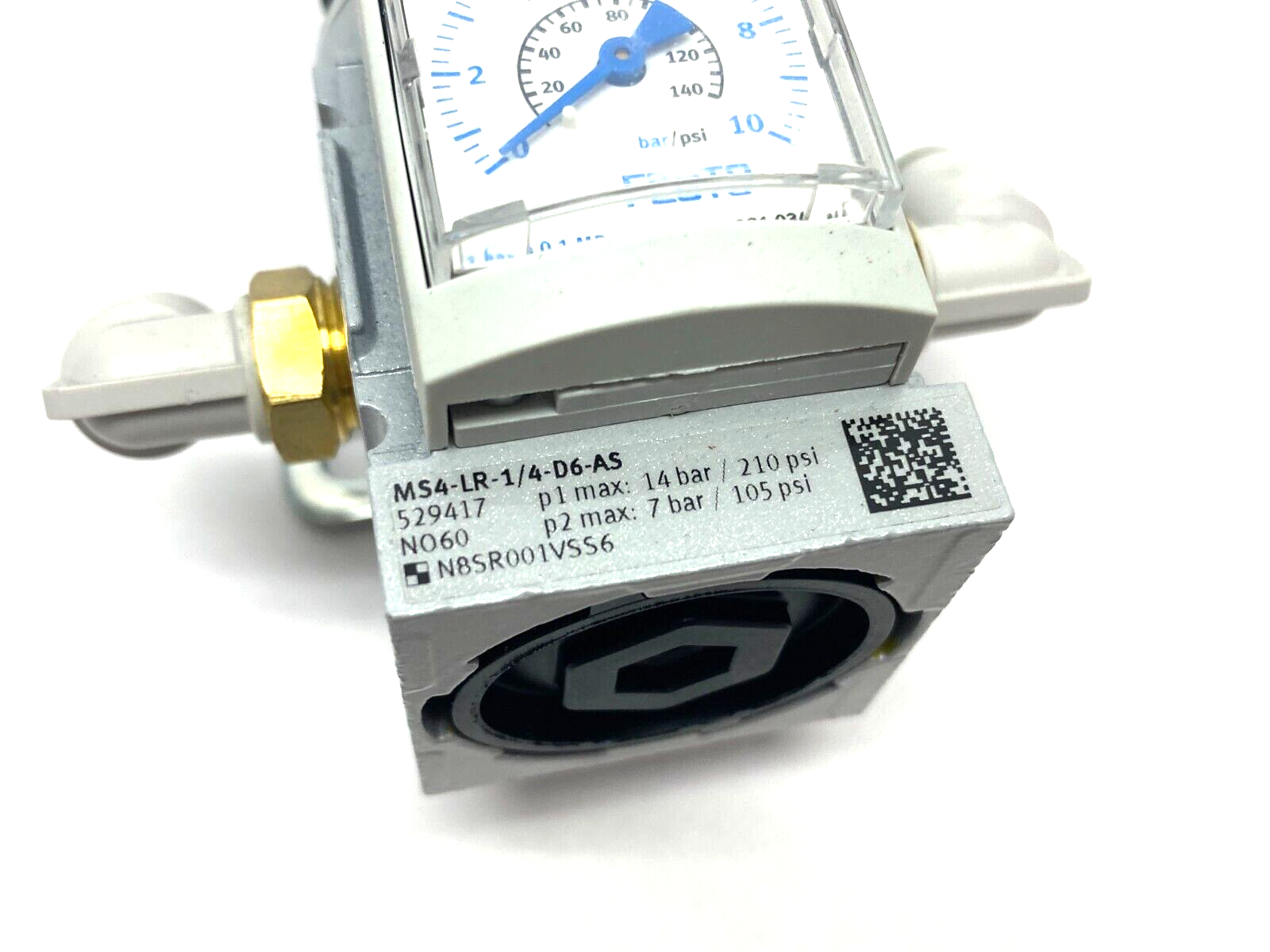 Festo MS4-LR-1/4-D6-AS Pressure Regulator G 1/4" 529417 w/ Bracket Mount - Maverick Industrial Sales