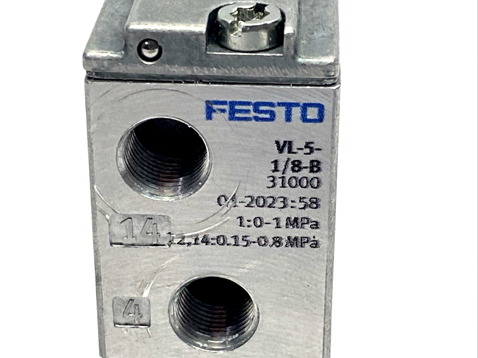 Festo VL-5-1/8-B Pneumatic Valve G1/8 31000 - Maverick Industrial Sales