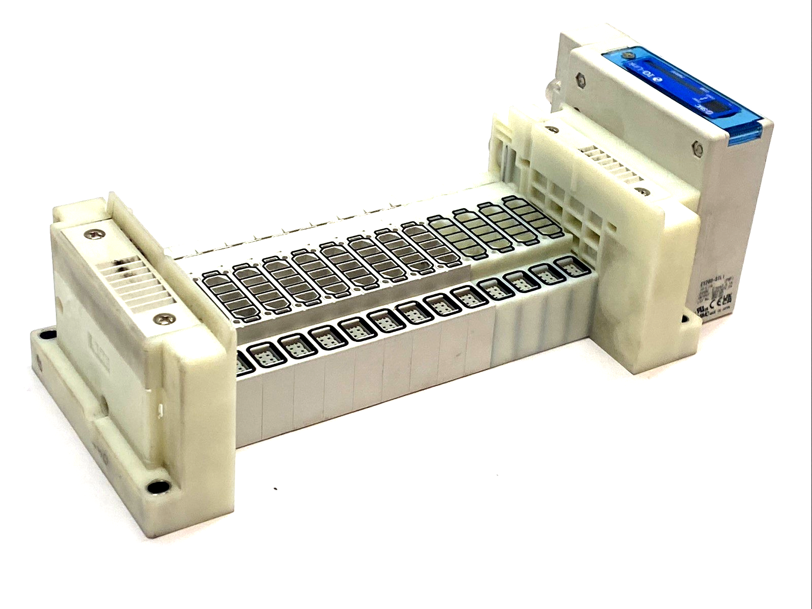 SMC SS5Y3‑10SKAN‑14BS‑C6 14‑Station Manifold Base Plug‑in Connector - Used - Maverick Industrial Sales