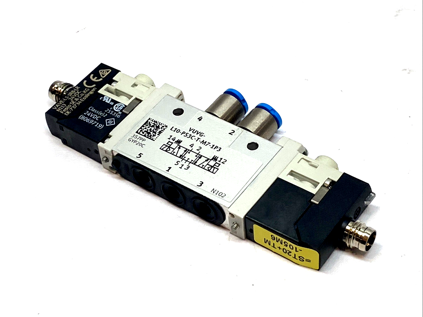 L10-P53C-T-M7-1P3 | Festo Solenoid Valve 5/3 Closed 566476 - Used - Maverick Industrial Sales