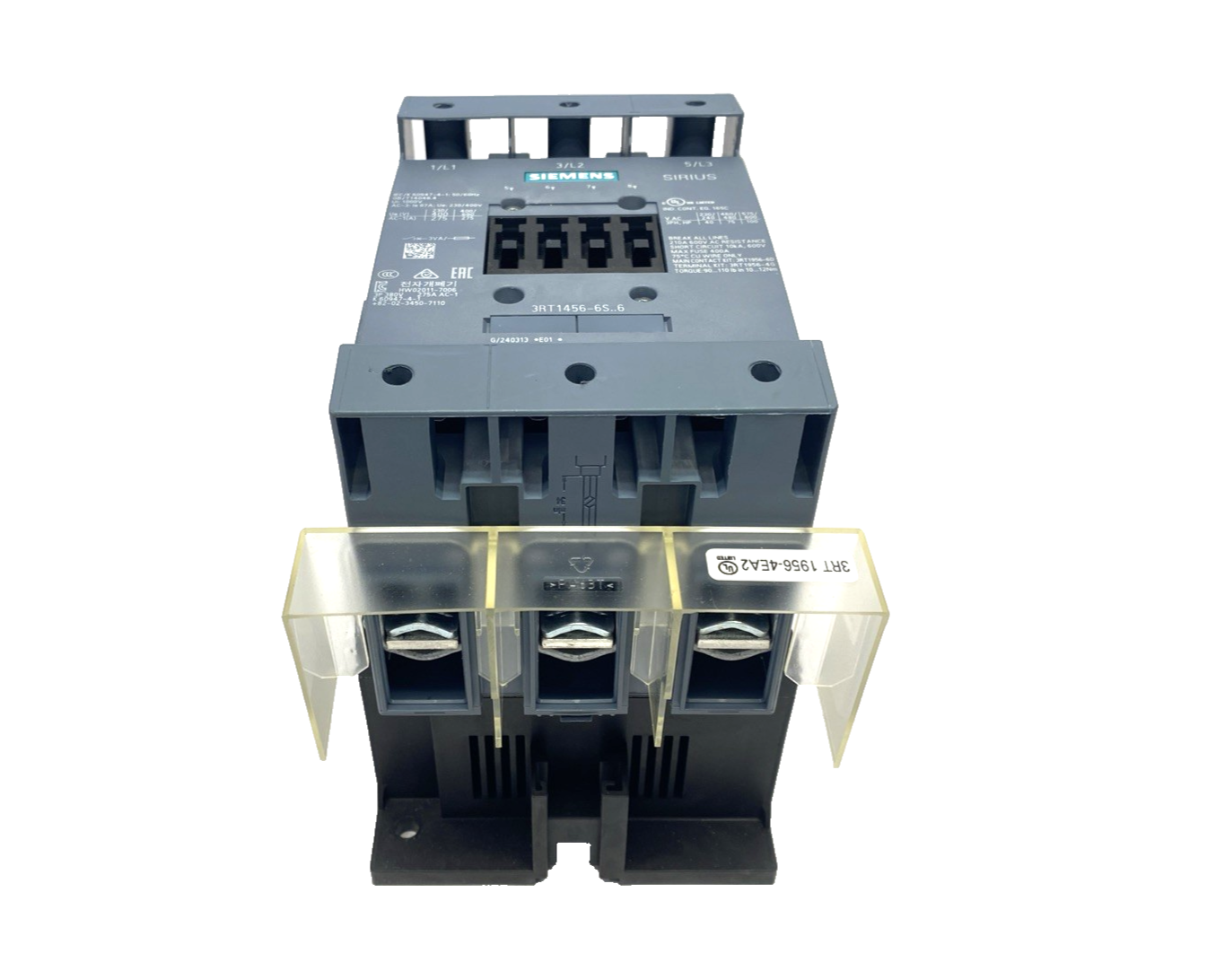 Siemens 3RT1456-6SP36 Power Contactor AC-1 275A/690V 3P 200-277VAC - Maverick Industrial Sales