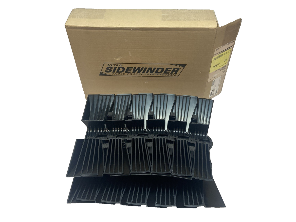 1842 | Ultratech Ultra-Sidewinder Large 3ft System Black BOX OF 10 - New – Open box - Maverick Industrial Sales
