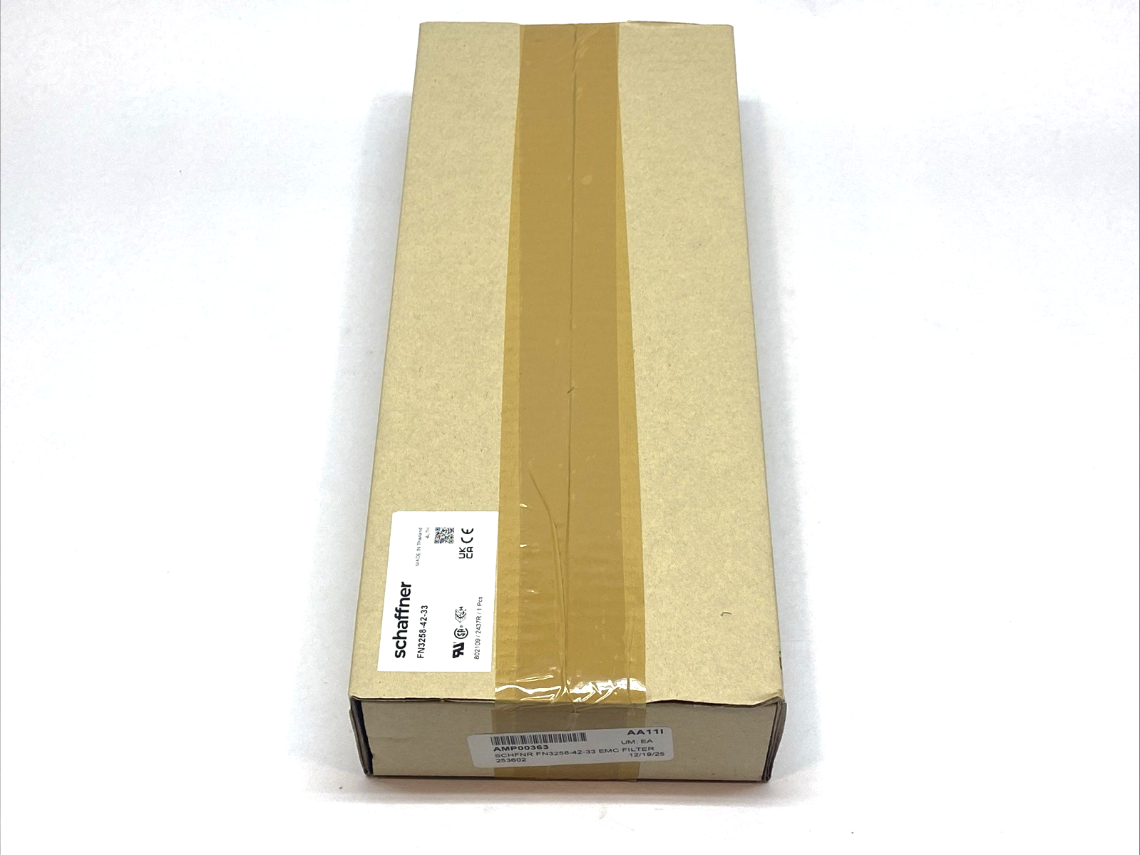 Schaffner FN3258-42-33 Ultra-Compact 3-Phase Power Line Filter 42A 480VAC - Maverick Industrial Sales