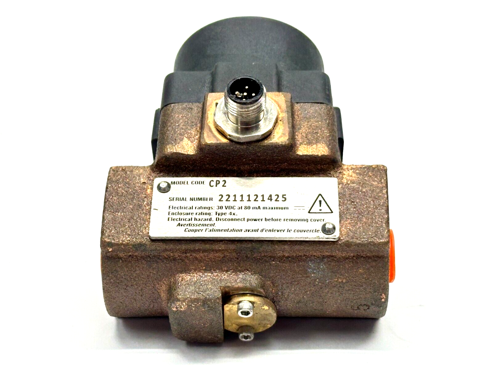 Universal Flow Monitors CP2 CoolPoint Vortex Shedding Flowmeter 30VDC 1/4" NPT - Maverick Industrial Sales