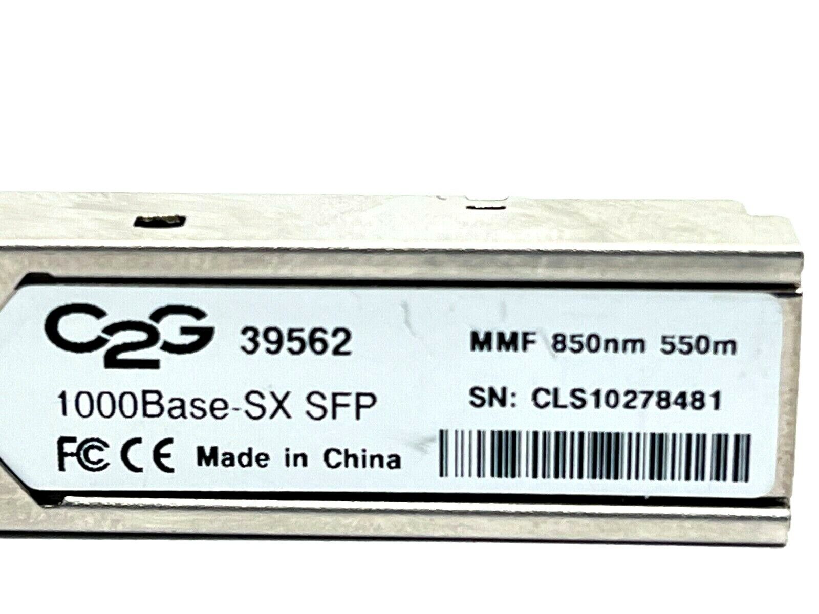 C2G SFP-1000Base-SX SFP Transceiver 39562 MMF 850nm 550m - Maverick Industrial Sales