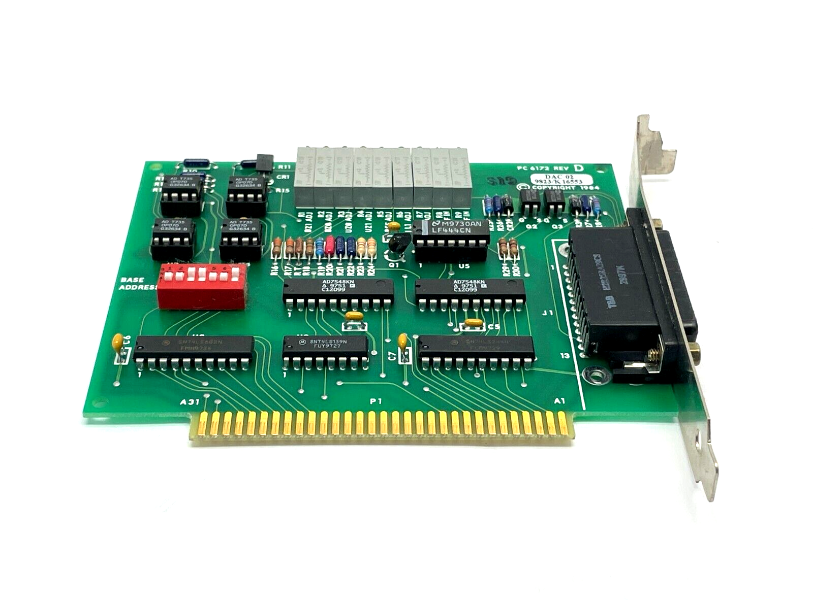 Tektronix PC 6172 Rev. D Output Board DAC-02 9823/K 16553 - Maverick Industrial Sales