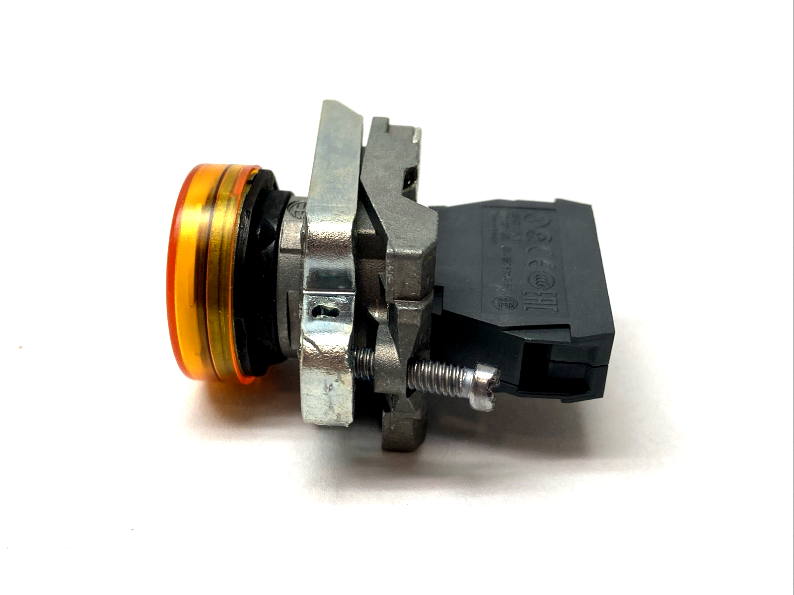Schneider Electric XB4BVB5 Pilot Light Harmony XB4 Metal Orange 22mm - Maverick Industrial Sales