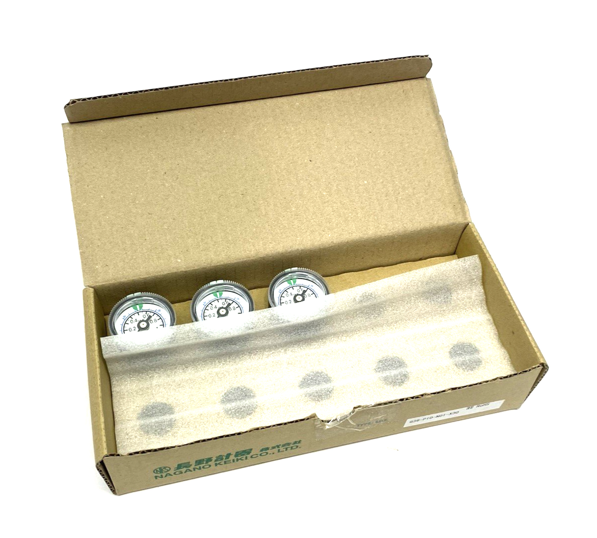 SMC G36-P10-N01-X30 Pressure Gauge 1/8" Rear LOT OF 3 - Maverick Industrial Sales