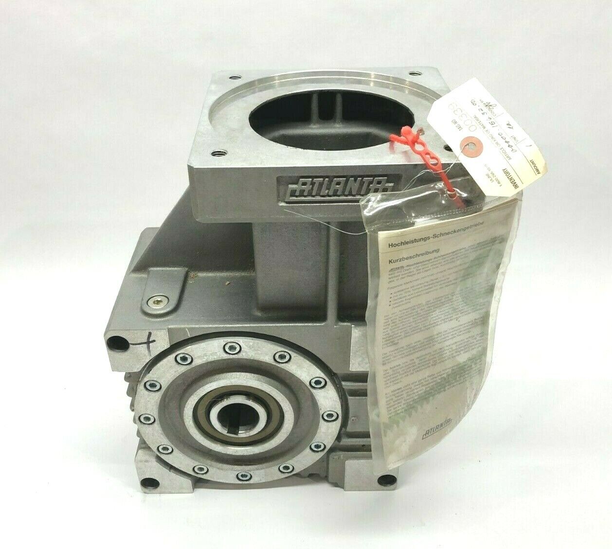 Atlanta 58 45 809 Servo Motor Gear Drive Worm Reducer, Gearbox, 9.25:1 - Maverick Industrial Sales