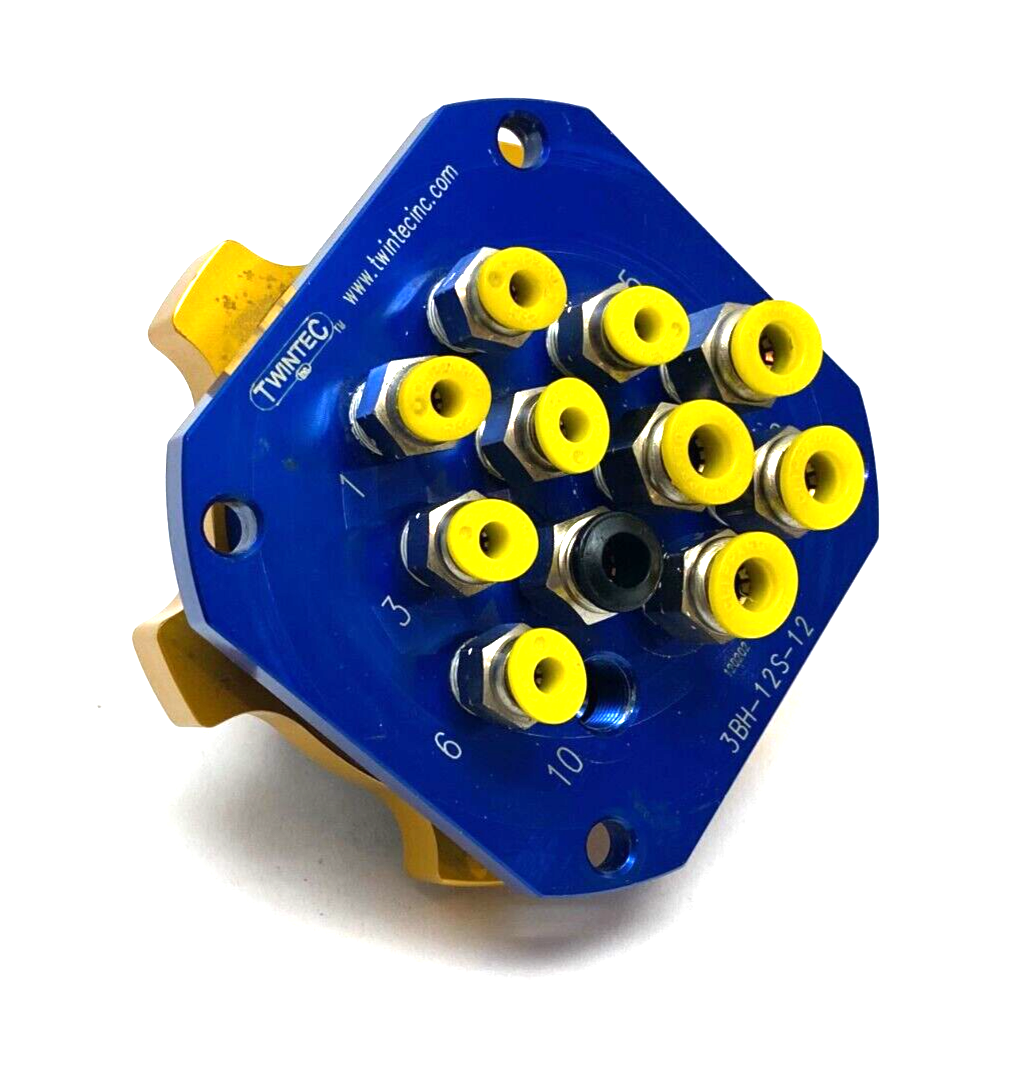 Twintec 3BH-12P-12+3BH-12S-12 Pneumatic Enclosure Entry Manifold 12-Port 1/8" - Maverick Industrial Sales