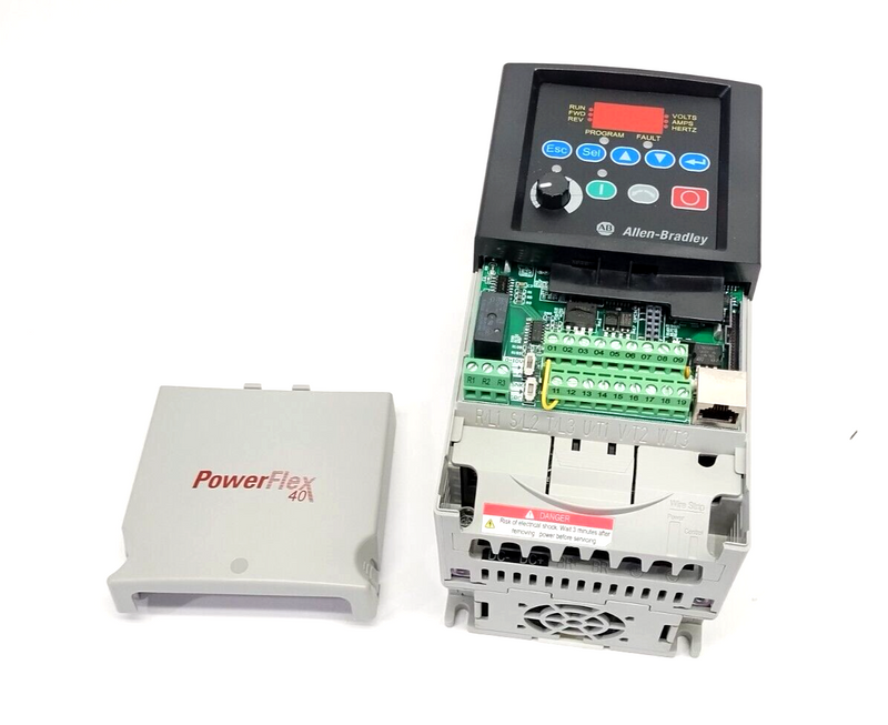 Allen Bradley 22B-D6P0N104 Ser. A PowerFlex 40 AC Drive, 2.2kW 3HP, 480VAC 3PH - Maverick Industrial Sales