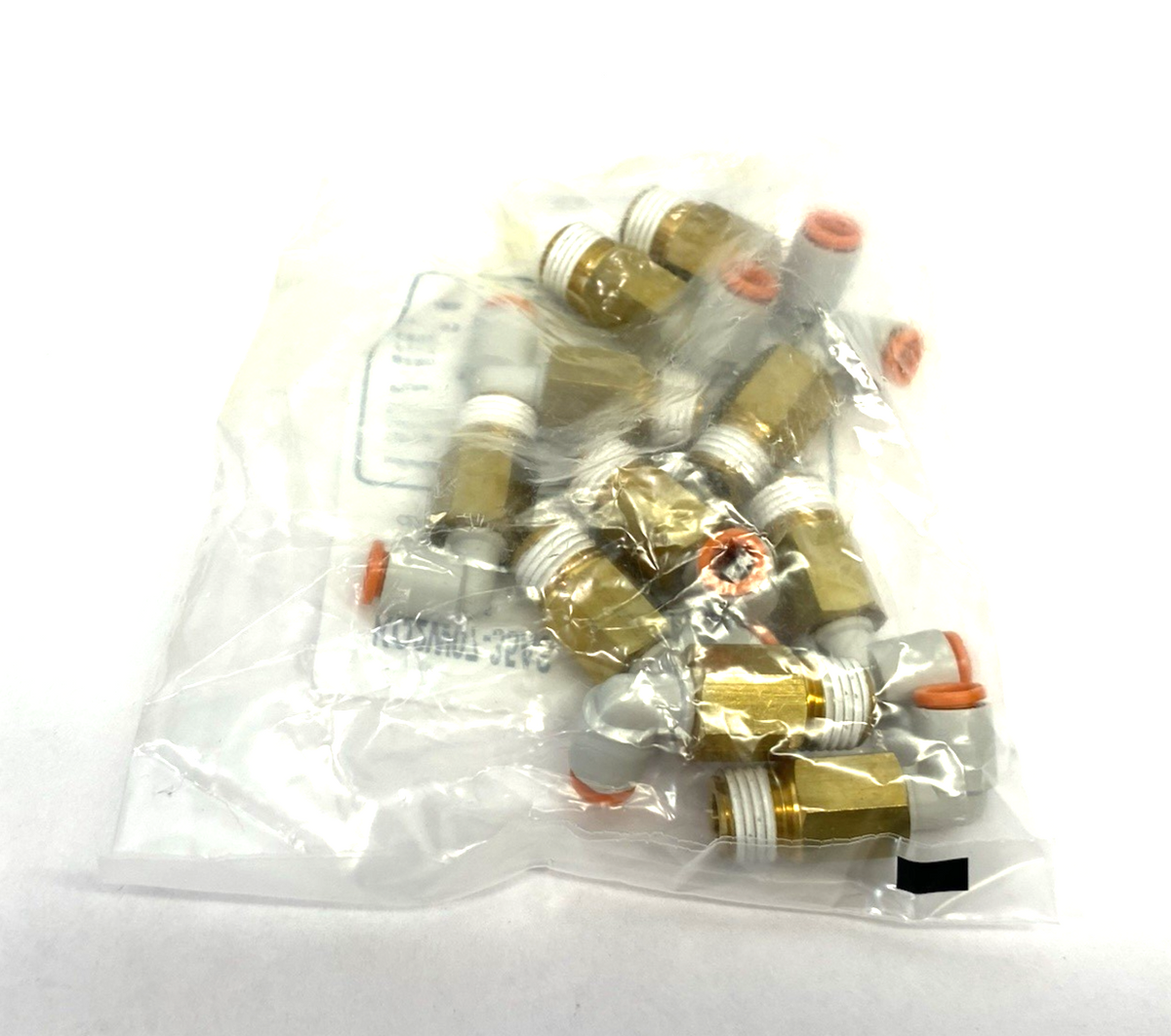KQ2W07-34AS | SMC One-Touch Extended Male Elbow Fitting, 1/4" Tube OD, 10-PACK - New - Maverick Industrial Sales