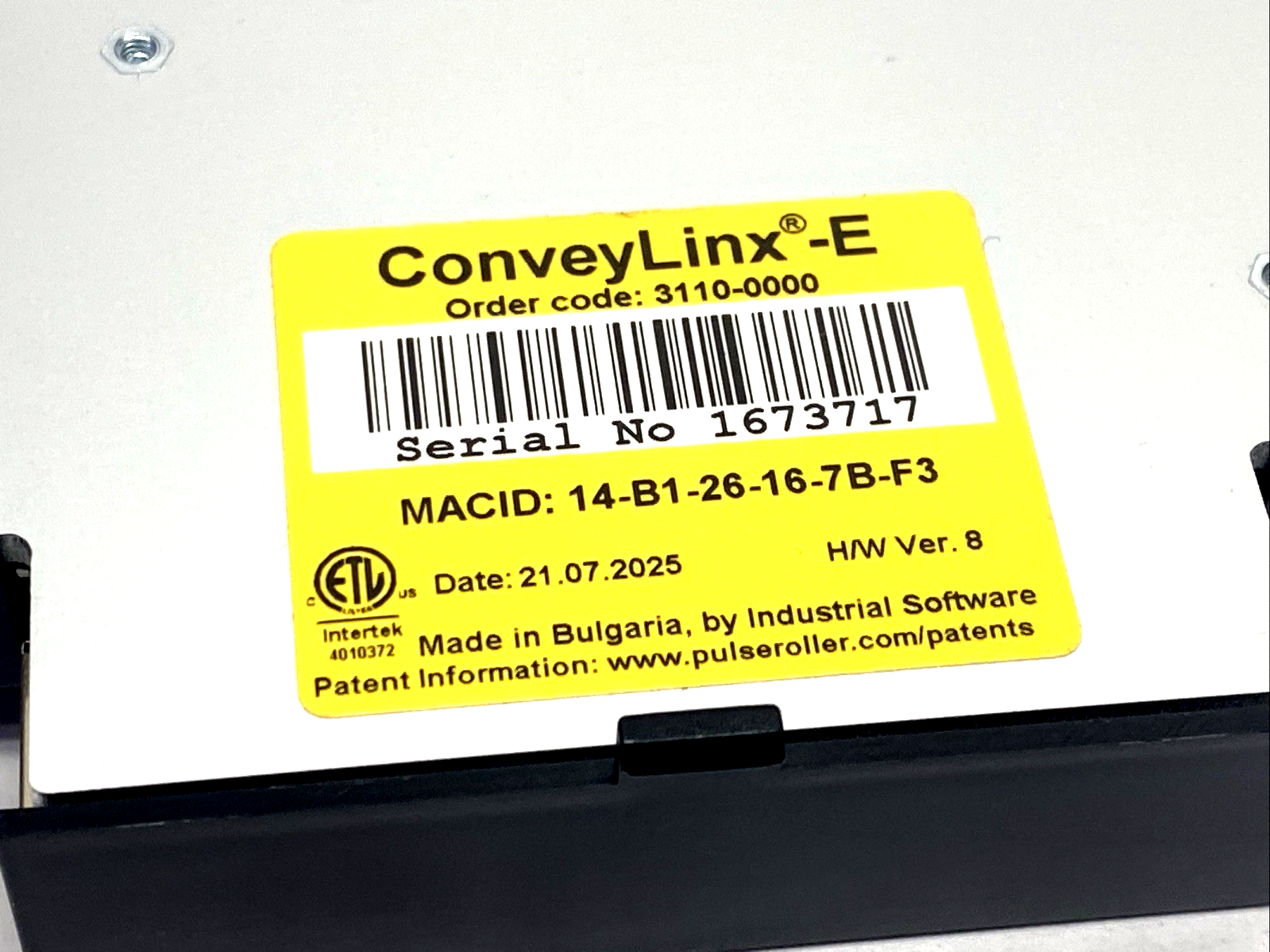 3110-0000 | Pulseroller ConveyLinx-E Ethernet Based Roller Conveyor Controller - New – Open box - Maverick Industrial Sales