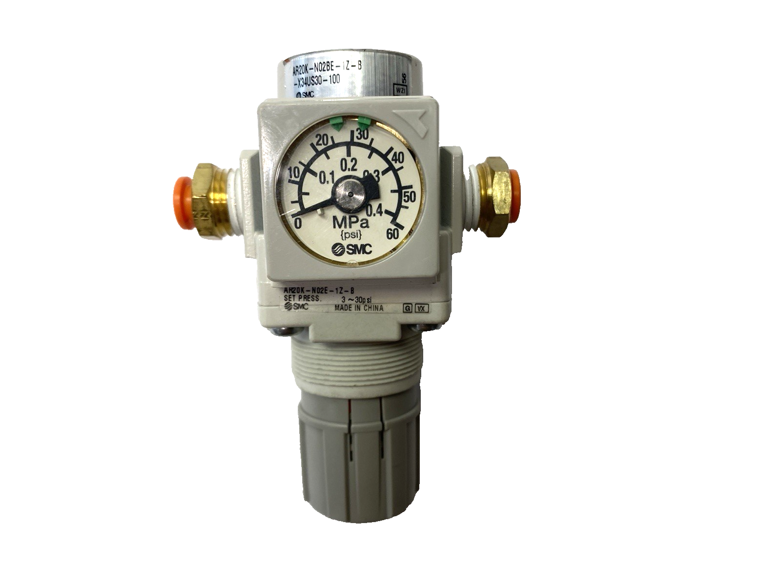 AR20K-N02E-1Z-B | SMC Pneumatic Modular Regulator 1/4" NPT - Used - Maverick Industrial Sales