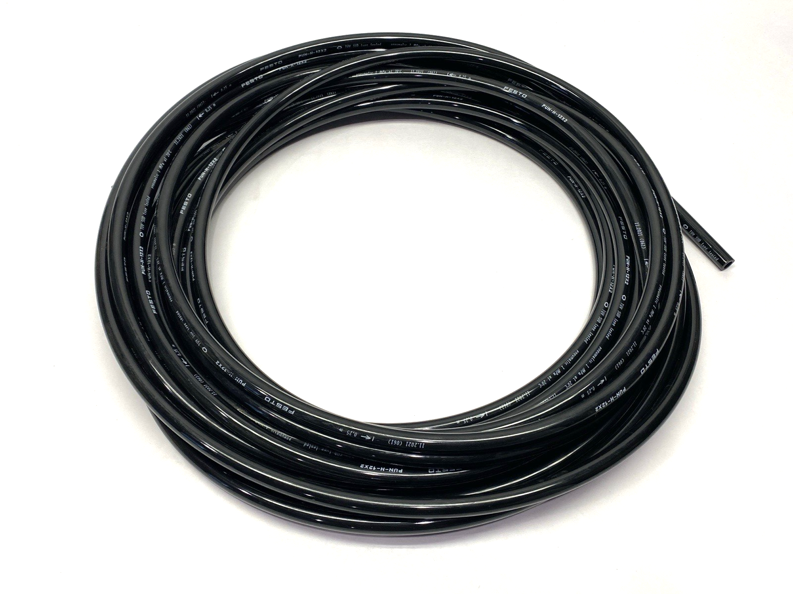Festo PUN-H-12X2 Pneumatic Tubing 12mm OD 2mm Tube Thickness CUT TO 12m - Maverick Industrial Sales