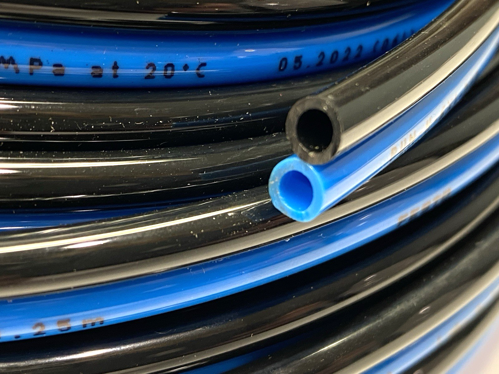 Festo PUN-H-6X1-DUO Pneumatic Duo Tubing 6mm OD 4mm ID 197397 CUT TO 45' - Maverick Industrial Sales