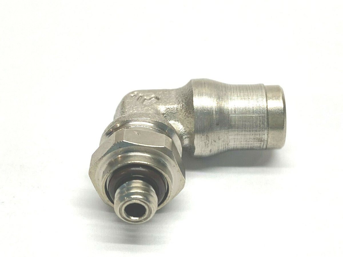 3899 04 20 | Legris Stainless Male Elbow 5/32" Tube OD X 10-32 - Used - Maverick Industrial Sales