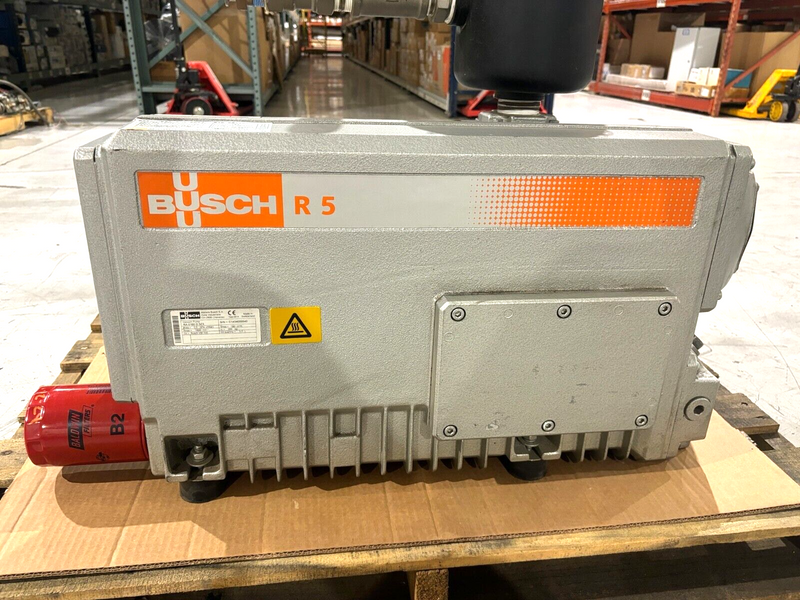 Busch RA 0160 D 5Z3 Vacuum Pump, R5, 7.5HP, Vmax 190 m3/H, RA0160D5Z3 (2014) - Maverick Industrial Sales