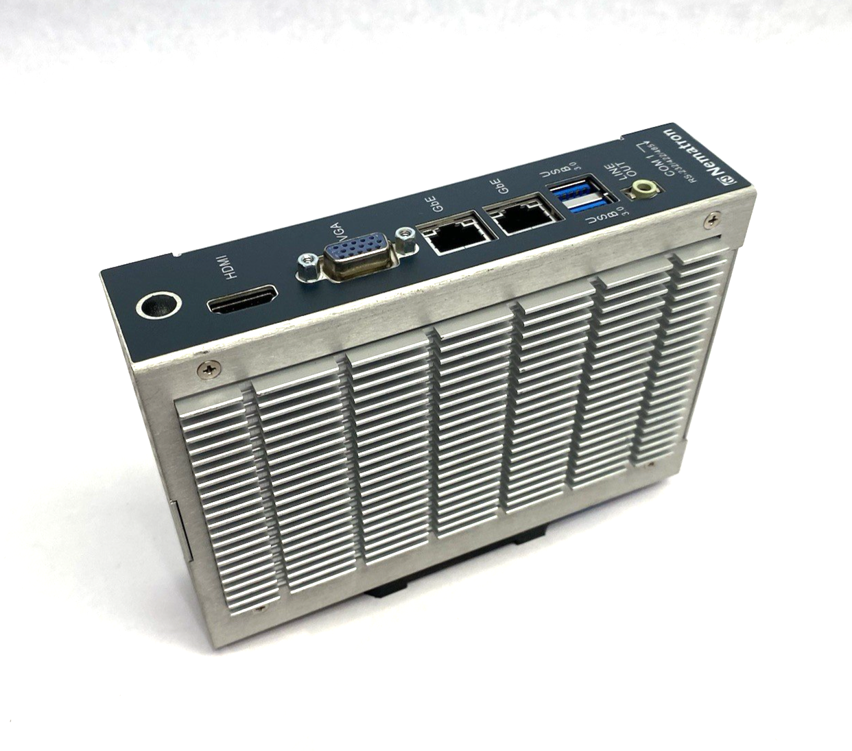 nPC20-E3845-8GB-240SS-NOS-24 | Nematron Fanless Node PC, Intel QC, NPC20-48F00D00 - Used - Maverick Industrial Sales