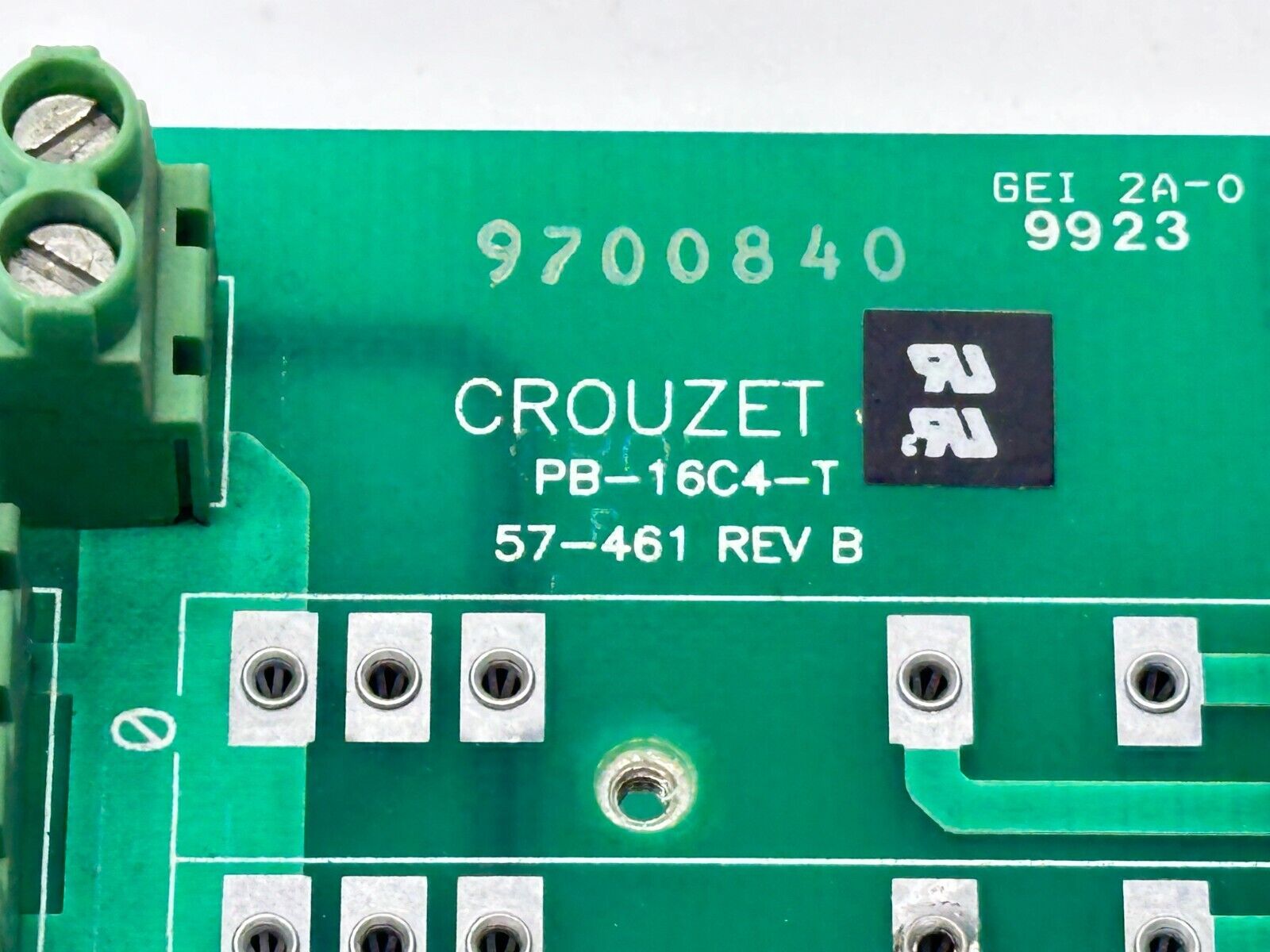 Crouzet PB-16C4-T Digital I/O Module Mounting Board 16 Channel 57-461 Rev B - Maverick Industrial Sales