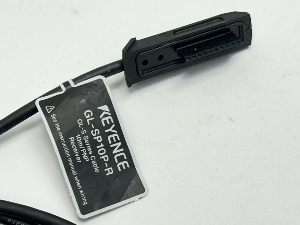 GL-SP10P-R | Keyence Safety Light Curtain Cable 10m Receiver - Used - Maverick Industrial Sales