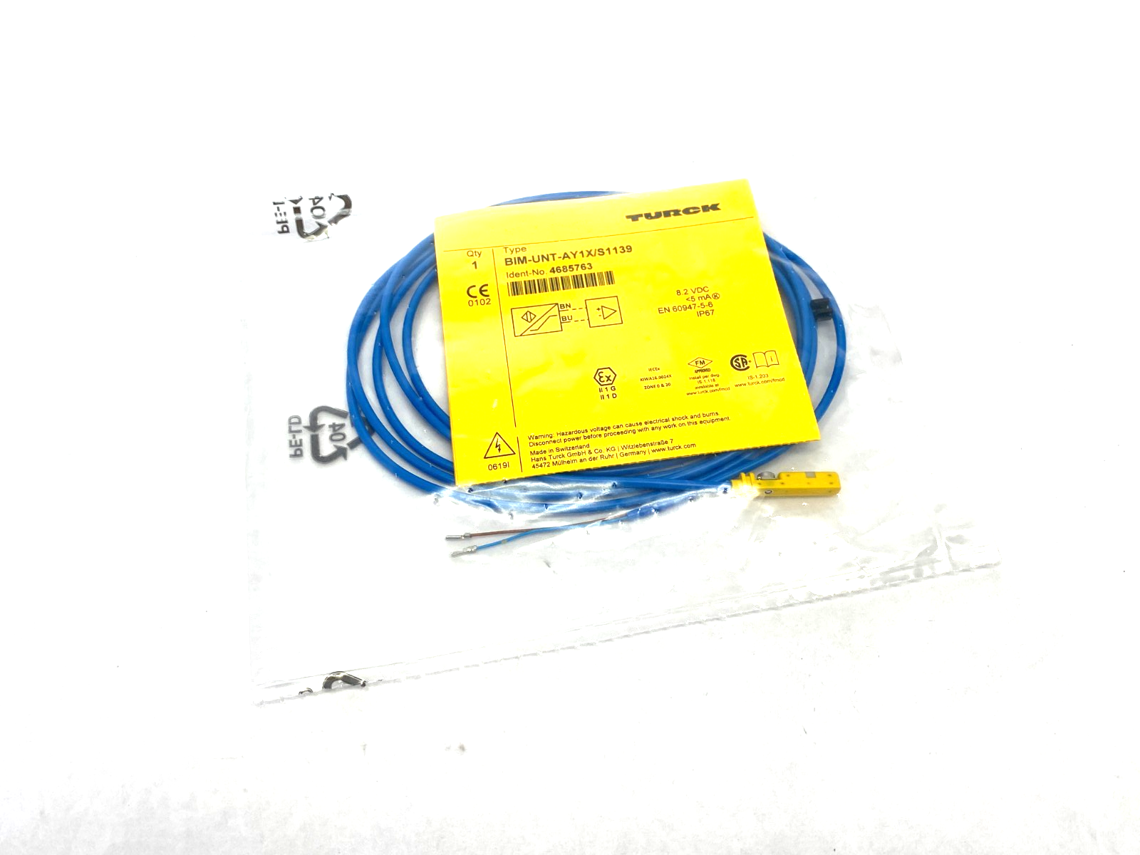 Turck BIM-UNT AY1X/S1139 Magnetic Field Sensor T-Groove 2-Wire 4685763 - Maverick Industrial Sales