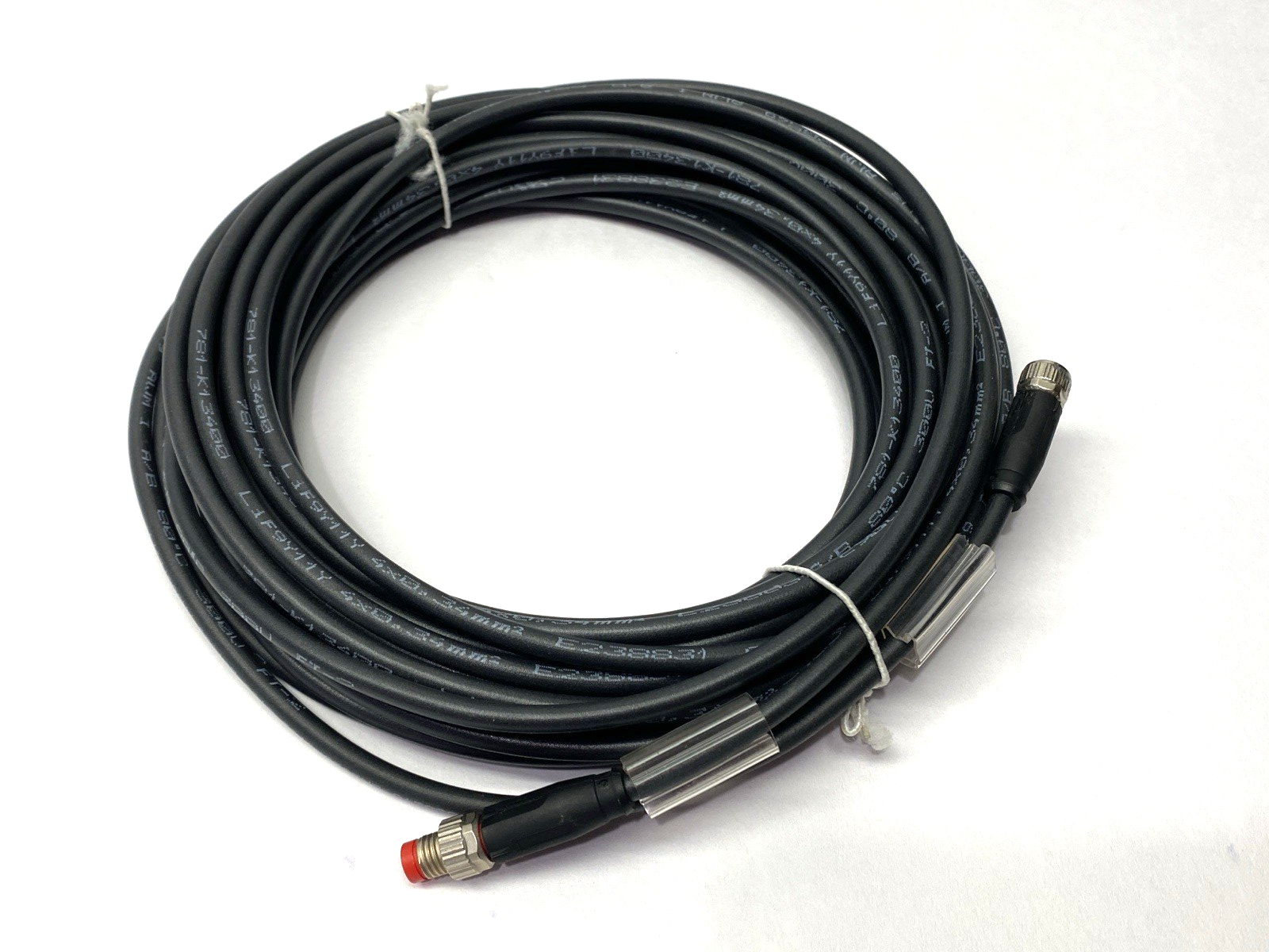 Beckhoff ZK2020-3132-0050 Double Ended Power Cable 5m Length M8 4-Pin 017948 - Maverick Industrial Sales